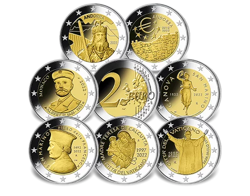 Seltene 2 Euro Münzen